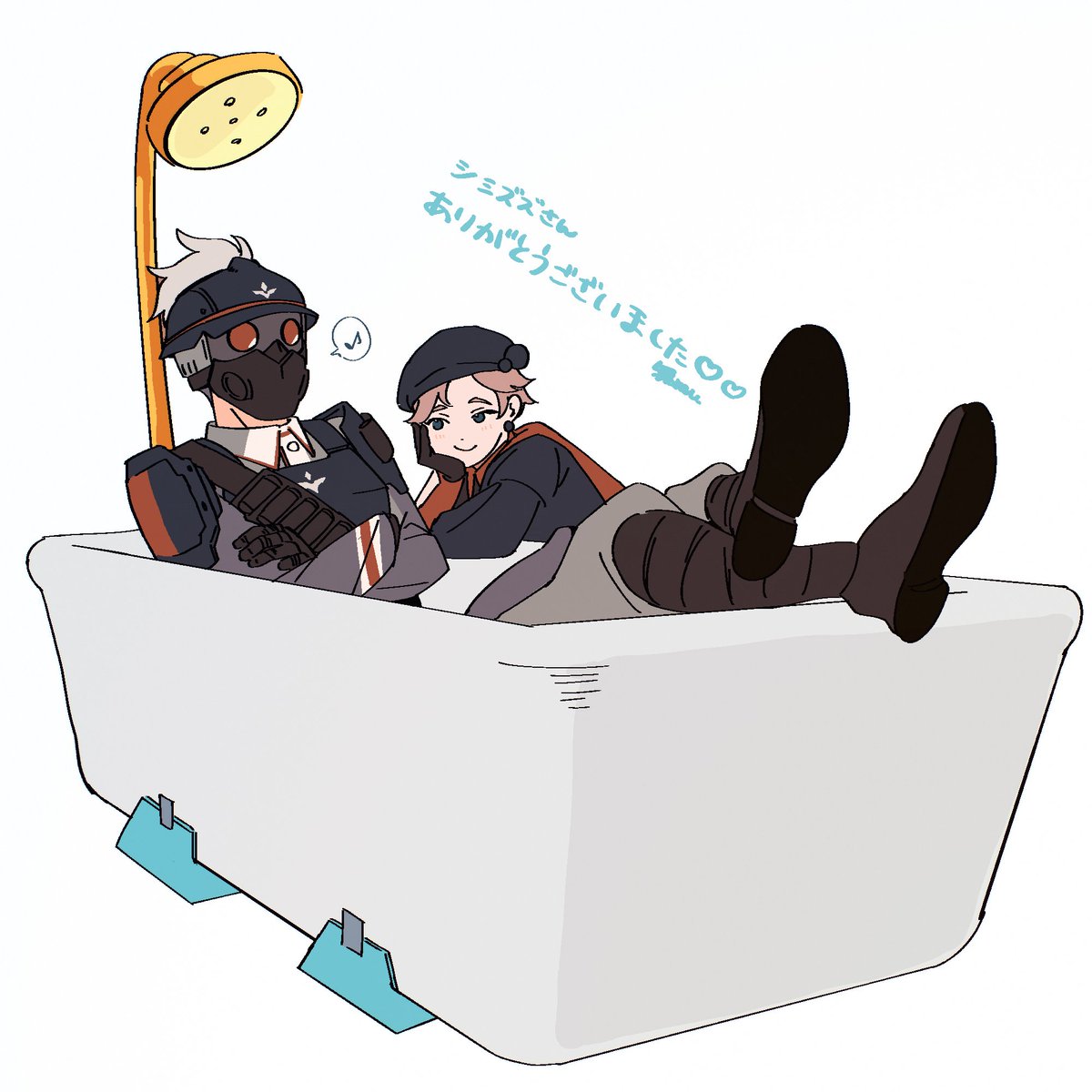 doufujiao's tweet photo. @ybskkoko シミズズさん先日は最高のお話をありがとうございました…感謝（といいつつ描きたいみたいなとこあり勝手にお借りし）のお礼をよろしければ…本当にありがとうございました😭💓 https://t.co/vVarhJf1OA
