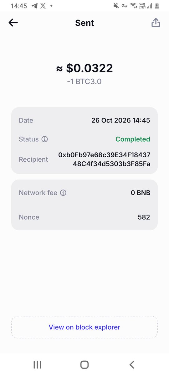 Bitcoin3BNB's tweet photo. @KaranKambljvq6 0xb0Fb97e68c39E34F1843748C4f34d5303b3F85Fa https://t.co/mZPs8Q0Y8p