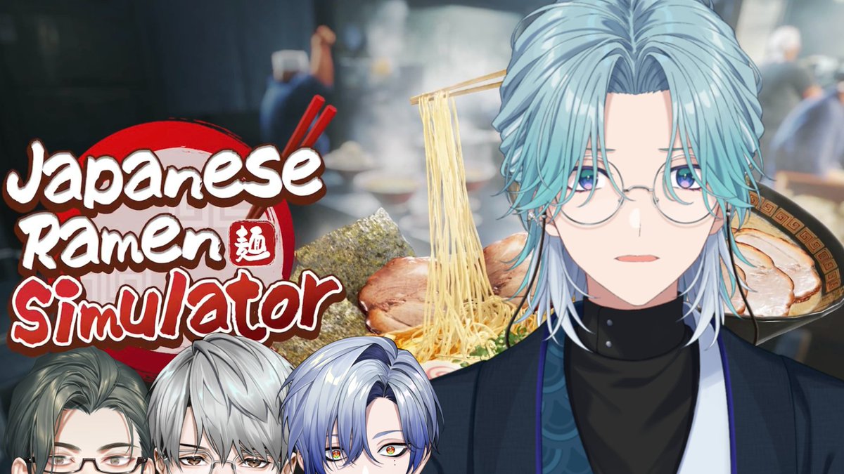 Tr0uT_2434's tweet photo. 【Japanese Ramen Simulator】メンズでアゲアゲ麺上げ【渚トラウト/にじさんじ】 https://t.co/4HDmzj2i4L @YouTubeより 

このあと21:00から！！！！
シェフなれど、ラーメンにはラーメンの姿勢で挑む https://t.co/zJ9SErn3hQ