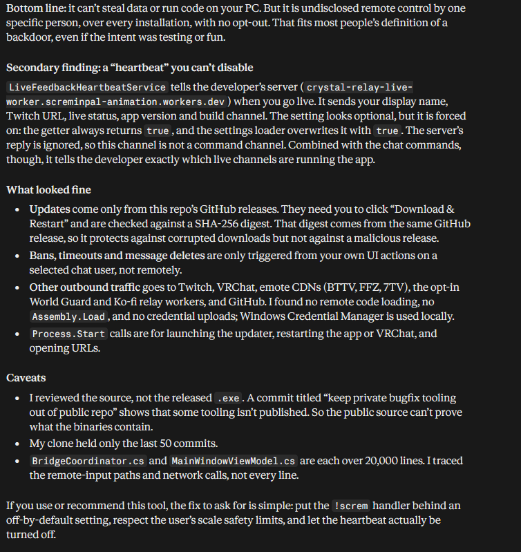 MarcusTechKat's tweet photo. Claude AI assisted in analyzing this repository, here's what it found: https://t.co/sy8IGi2u6M