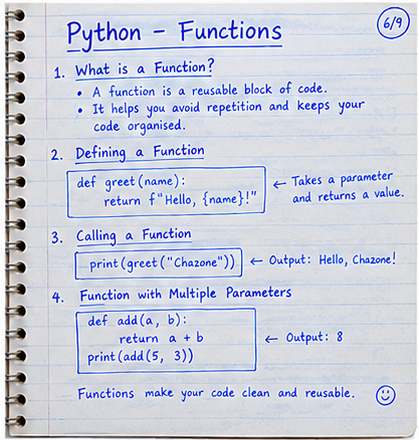 ChazoneA's tweet photo. We’ve put together the full, step-by-step Python Beginner Notes, packed with explanations, code snippets, and real examples.
Small steps. Big skills. Happy coding! 🚀
#Python #PythonProgramming #LearnPython
👇👇👇👇👇👇👇👇👇👇👇👇👇👇👇
Mallam Alwan Hassan
BASIS https://t.co/fUHFkZyoiK
