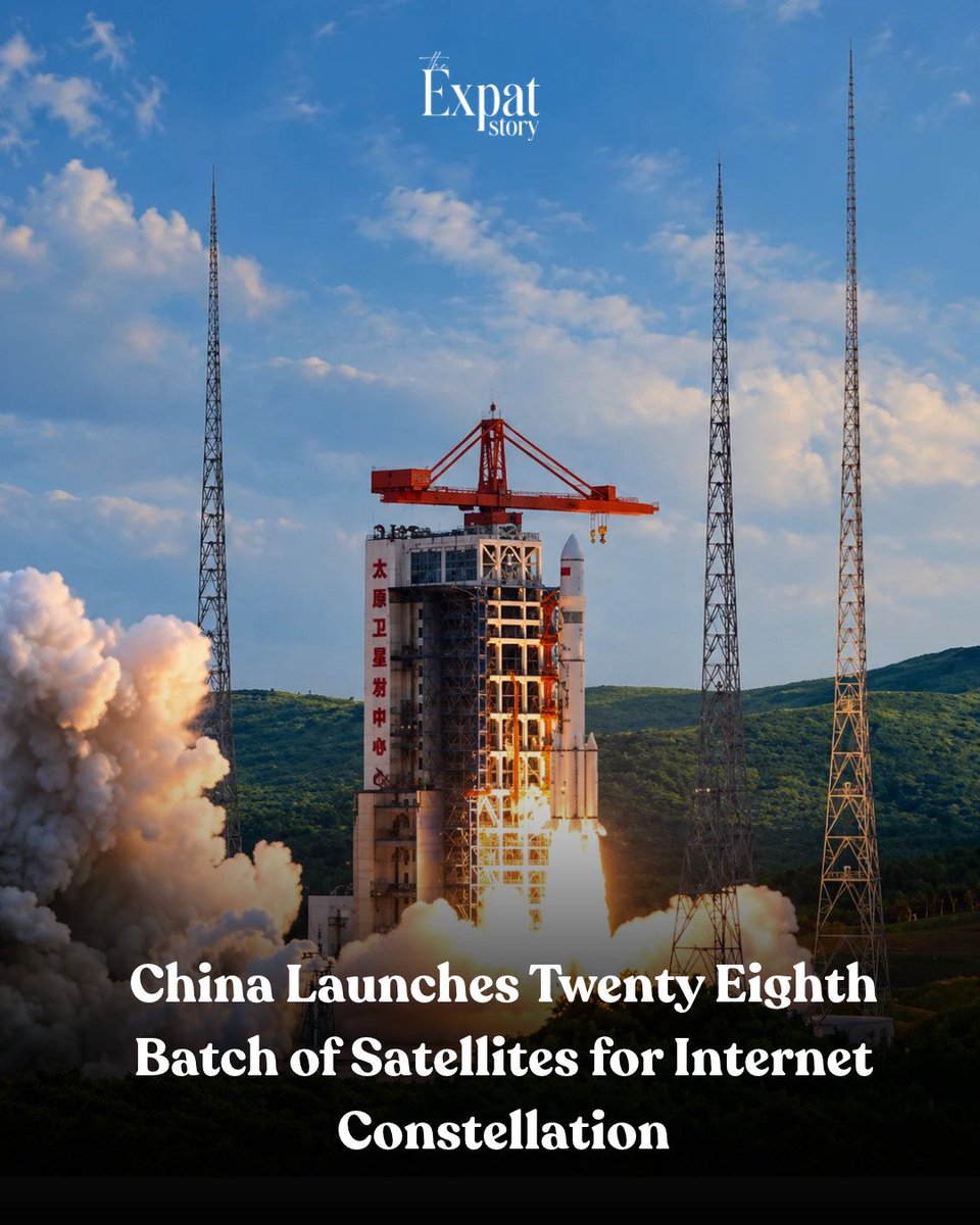 theexpatstory's tweet photo. China launches its 28th batch of SatNet satellites into low Earth orbit using a Long March-8A rocket. The mission advances the national network's goal of building a 13,000-strong global internet constellation.
Read more at : https://t.co/OIdN8eK1My
#ChinaSpace #SatNet #SpaceNews #SatelliteLaunch