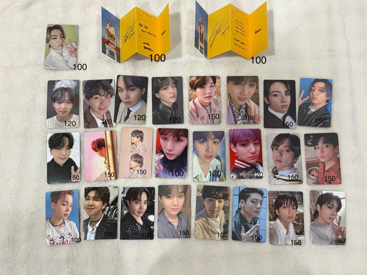 tymygi's tweet photo. wts / ขาย 

 การ์ด จองกุก ยุนกิ จีมิน เจโฮป นัมจุน

 dm ขอดูเพิ่มเติมได้ค่ะ 

#ตลาดนัดบังทัน #ตลาดนัดรถไฟบังทัน #ตลาดนัดBTS https://t.co/VGKoiWnd6d