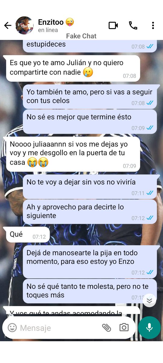 munitorres2's tweet photo. #julienzo #fakechat parte 1 mirá la carita preciosa que tenés https://t.co/WhEgoxwE6V
