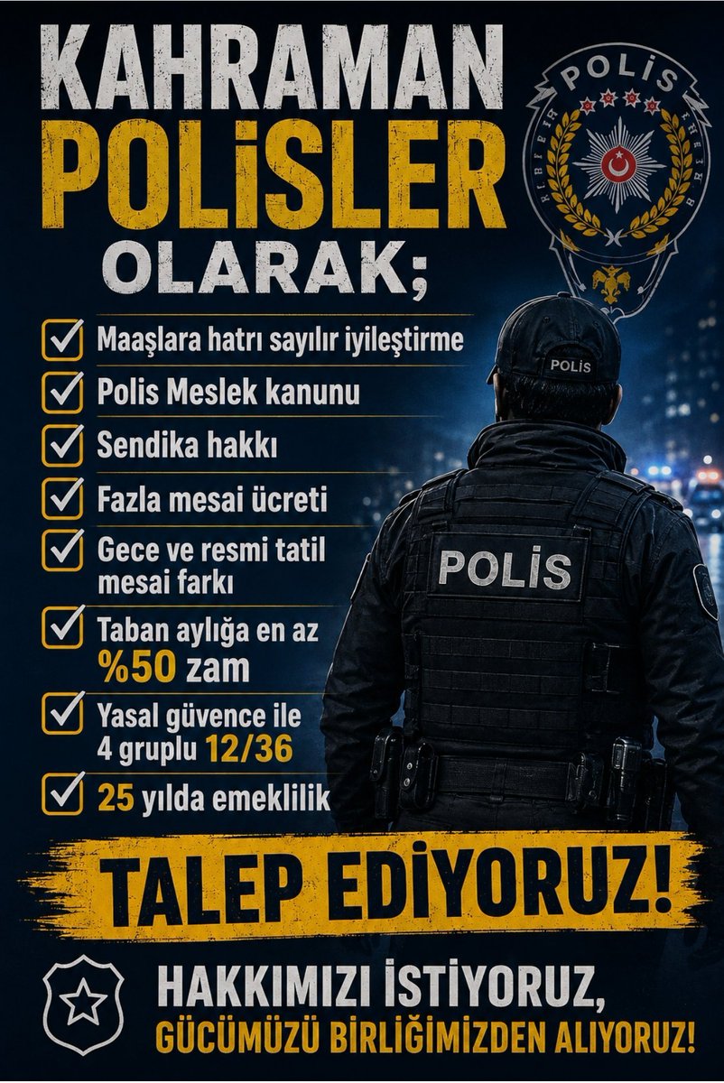 Birpls1's tweet photo. 🙈 Gördüğünüzü biliyoruz

🙉 Duyduğunuzu biliyoruz

🙊 Bildiğinizi biliyoruz 

Türkiye Cumhuriyet'nin "Kahraman" polisleri olarak sizlerden ;

✅ Sendika hakkı istiyoruz!

#PolisinBütçesi https://t.co/U5Hoxi2KEU
