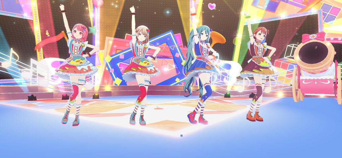 die_two's tweet photo. #プロセカ #コネクトライブ
DAY2
昨日と違う曲5
ポッピンキャンディ☆フィーバー！
みのり&amp;愛莉&amp;こはね&amp;ミク https://t.co/QTGYemdIlY