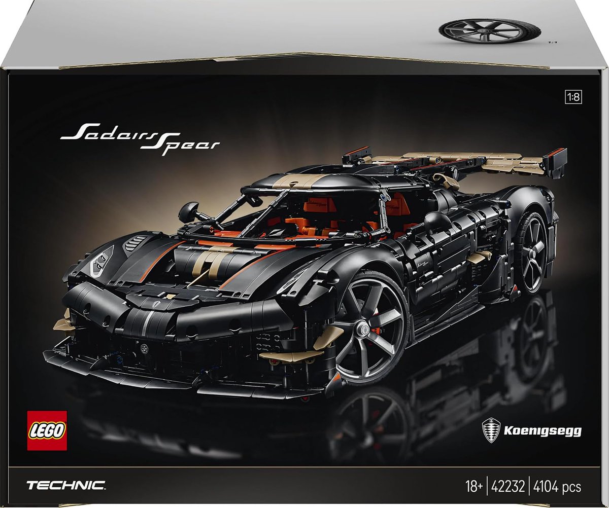 icklebricks's tweet photo. EDIT - Save an EXTRA £18.50 at checkout 💥
LEGO Technic Koenigsegg Sadair's Spear Megacar 42232
NOW £319.99  (RRP £399.99) → https://t.co/Ge6EkEZKgv
.
Pricing correct at time of posting
.
#lego #ad #legodeals #giftideas #afol #legoinvesting #technic #koenigsegg #sadairsspear #cars