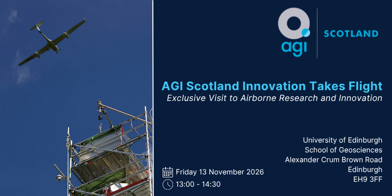 GeoCommunity's tweet photo. ✈️ Join AGI Scotland for an exclusive visit to Airborne Research and Innovation at the University of Edinburgh

📍 Places are limited, so register early to avoid disappointment.

https://t.co/0yoEyufvwc https://t.co/O90tj2YDq8