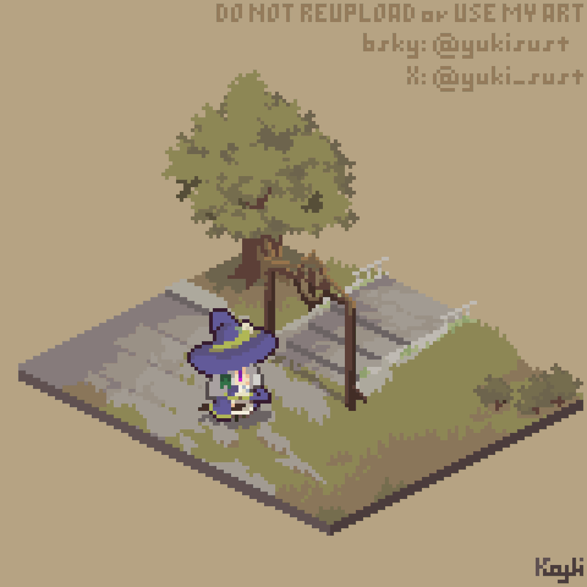 yuki_sust's tweet photo. 旧市街区・街外れの道
#ちびビット部 #pixelart https://t.co/PkiAYcMrAl