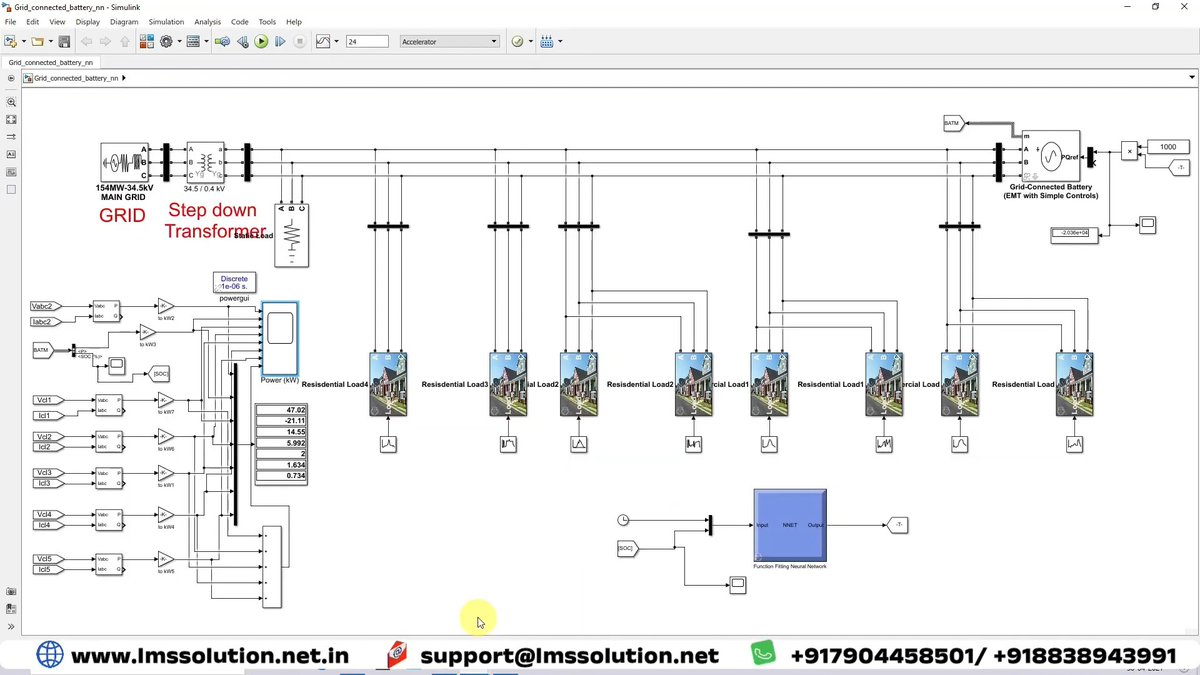 Lms_Solution's tweet photo. Matlab Simulation of Demand-Side Management in Grid-Connected Battery System using Neural Network.

Product Link:  https://t.co/NuEFSTtjY4

Battery inverter control enables synchronized grid-connected operation.

#ArtificialIntelligence https://t.co/4X2A9iSWkO