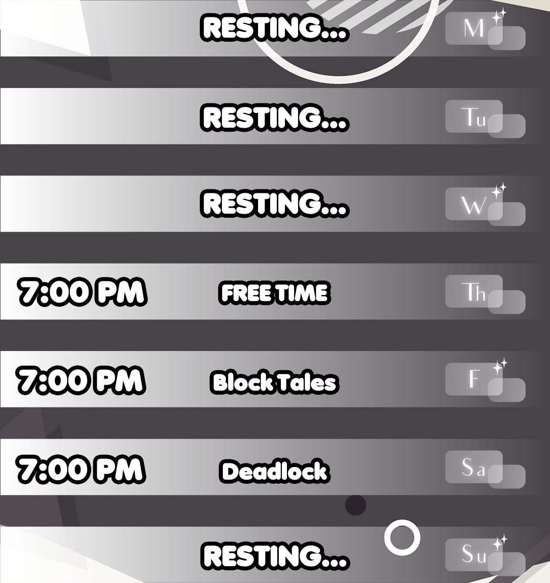 gris_panthera's tweet photo. 【SCHEDULE】วันที่ 26/10 - 1/11
ที่แปะตารางช้าเพราะนึกไม่ออกว่าจะเล่นอะไร เอางี้ไปก่อน เดี๋ยวจะแปะให้โหวตกันว่าอยากจะให้ผมเล่นเกมอะไรต่อ ไม่งั้นคงมีแต่เกมหมาแน่ ๆ
#VtuberTH #วีทูปเบอร์ไทย https://t.co/yg0mOvsSsa