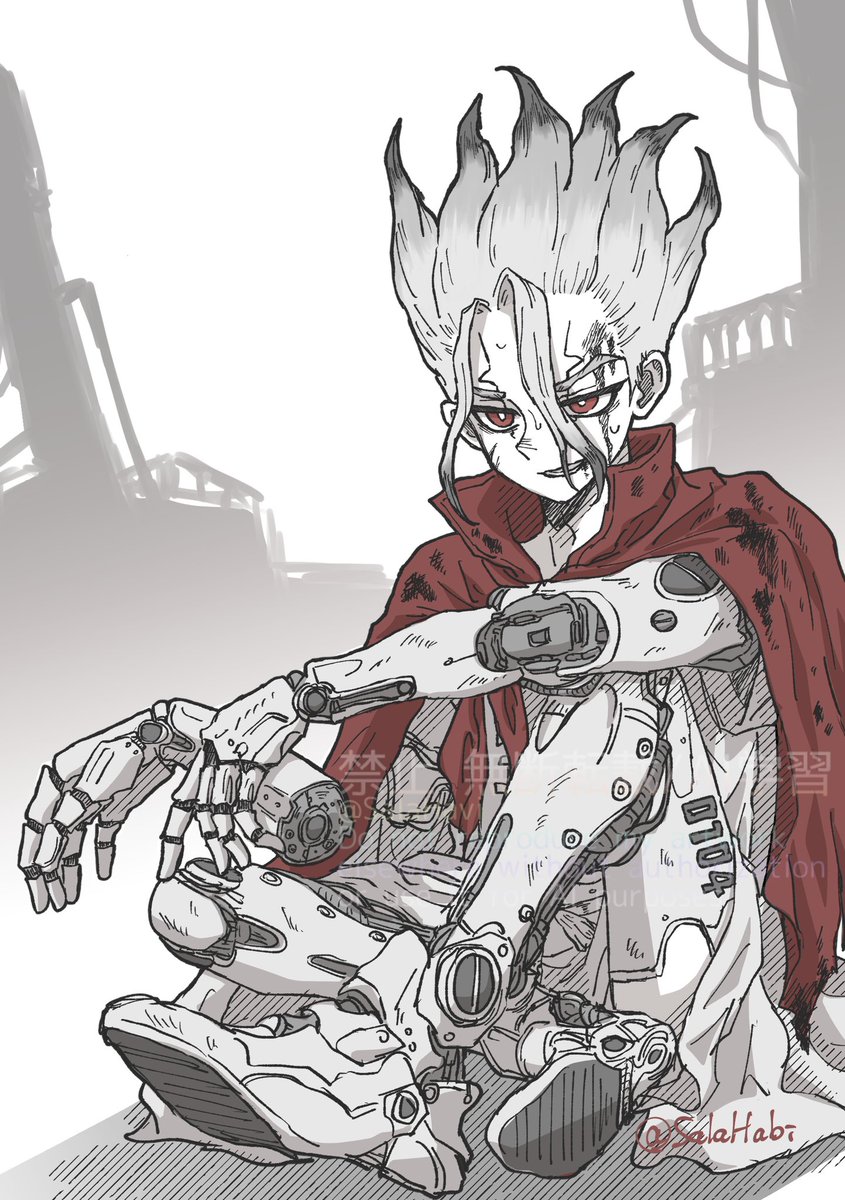 SalaHavi's tweet photo. ⚠️機械鎧パロ
🚀「クククおありがてえ　生身だったらちーと危なかったかもな」 https://t.co/ZYK6dBgYhe