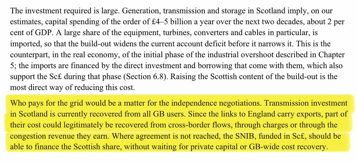 staylorish's tweet photo. The Laurentjoye report is a big step in the direction of realism on currency, but the chapter on energy is not realistic. An independent Scotland could not expect bill payers in England &amp; Wales to continue underwriting Scottish CfD &amp; grid costs. That is not independence! https://t.co/5Cew9xX6dS