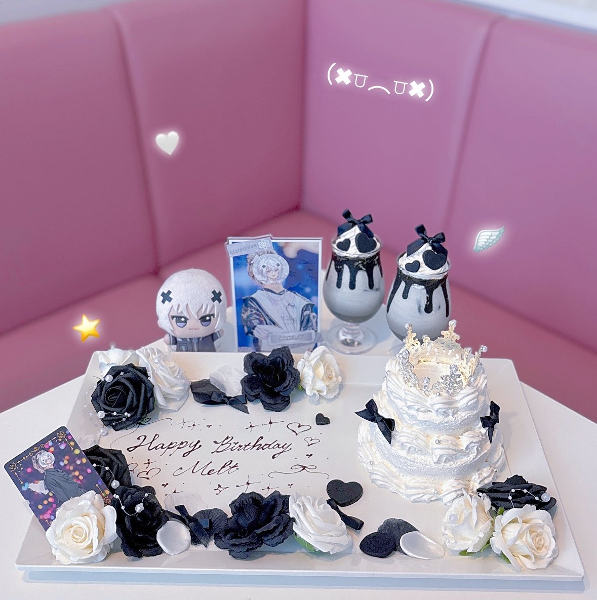 ai_roclml_'s tweet photo. 一緒にお誕生日を迎えて過ごせてとっても幸せに1日になったよ⭐️
メルトくんの歌が.声が.配信が大好きで私の頑張る力だよ💭
3歳のメルトくんと過ごす時間も大切にしながら だいすき を沢山伝えていくね✉️
メルトくんのことがだいすき❕
 #めるとだてんし
 #メルトくん生誕祭2025 https://t.co/c0CV00Obrs