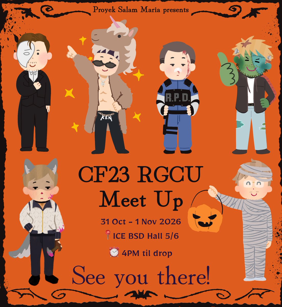 cyticalis's tweet photo. Hello #phmtwt &amp; #rygostwt indo! We're going to hold a meet up at #CF23 for both days! Cosplayers and non cosplayers are welcome to join! #ProjectHailMary #rgcu 

📌 ICE BSD
🗓️  31 Oct - 1 Nov 2026 
⏰ 4PM - finished

SEE YOU THERE!!! 👋 https://t.co/q1bSTTDBNU