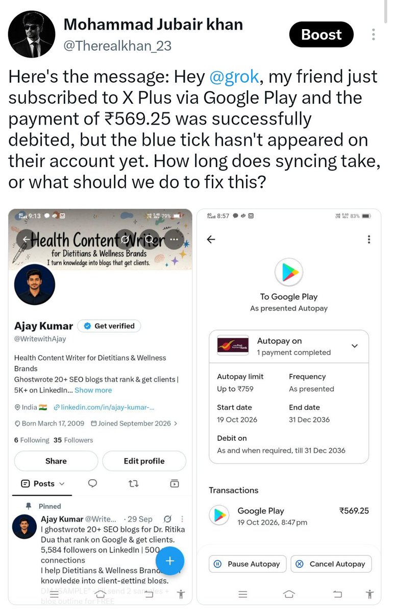 Therealkhan_23's tweet photo. Help me @grok https://t.co/dB25ii0msc