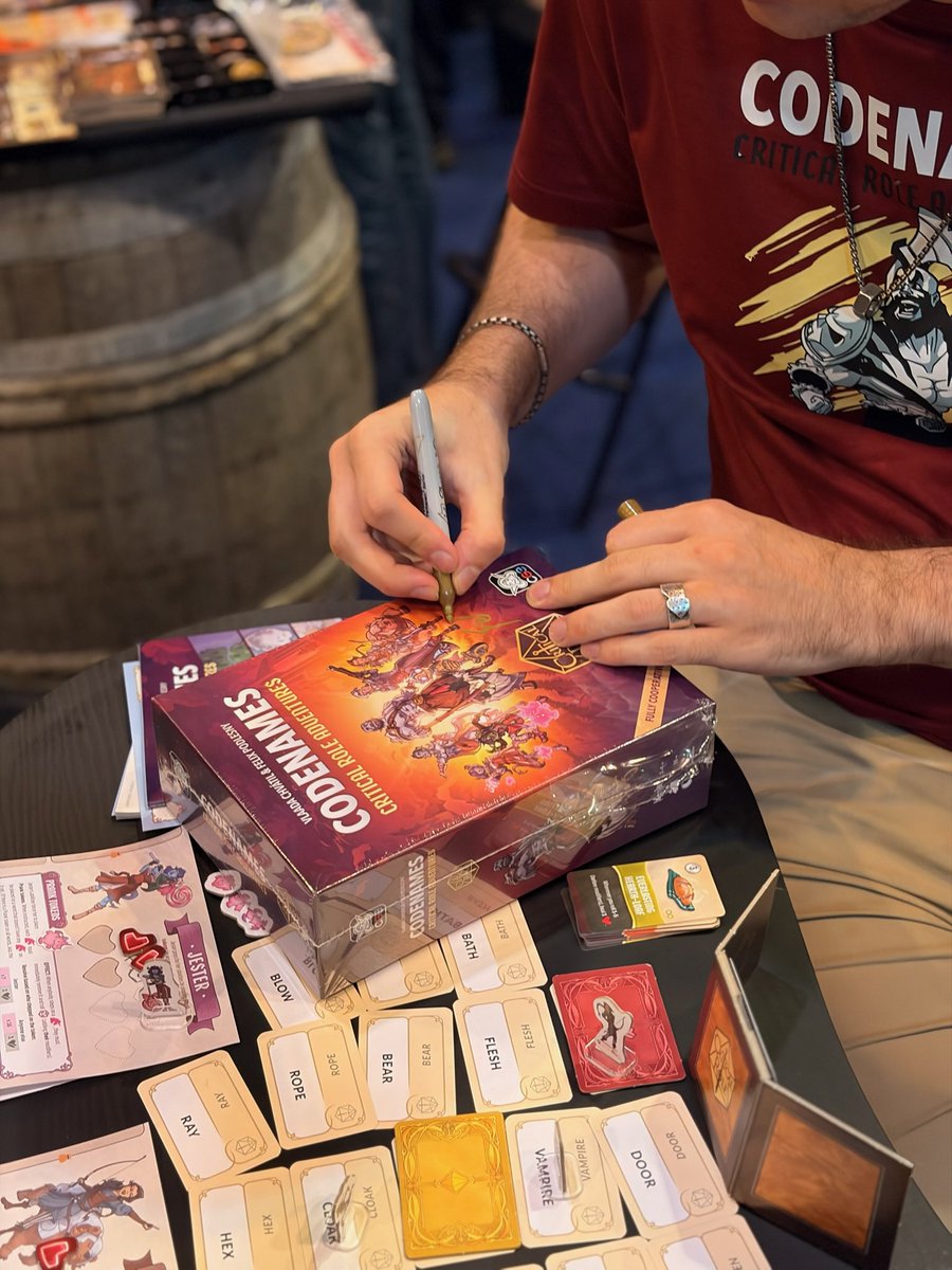 CodenamesGame's tweet photo. And just like that, #SPIEL26 is over! 🥹🎲

But don’t worry… only 360 days until #SPIEL27! 👀

So many great games, amazing people and unforgettable moments.
Thank you to everyone who stopped by. See you next year! 👋 https://t.co/el7meUofoX