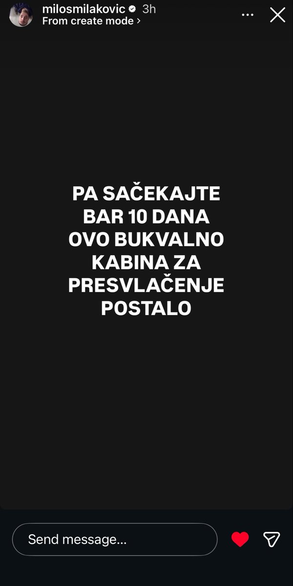 TriPutaT's tweet photo. VELIKI MILAK. https://t.co/oGOxBn8RRI