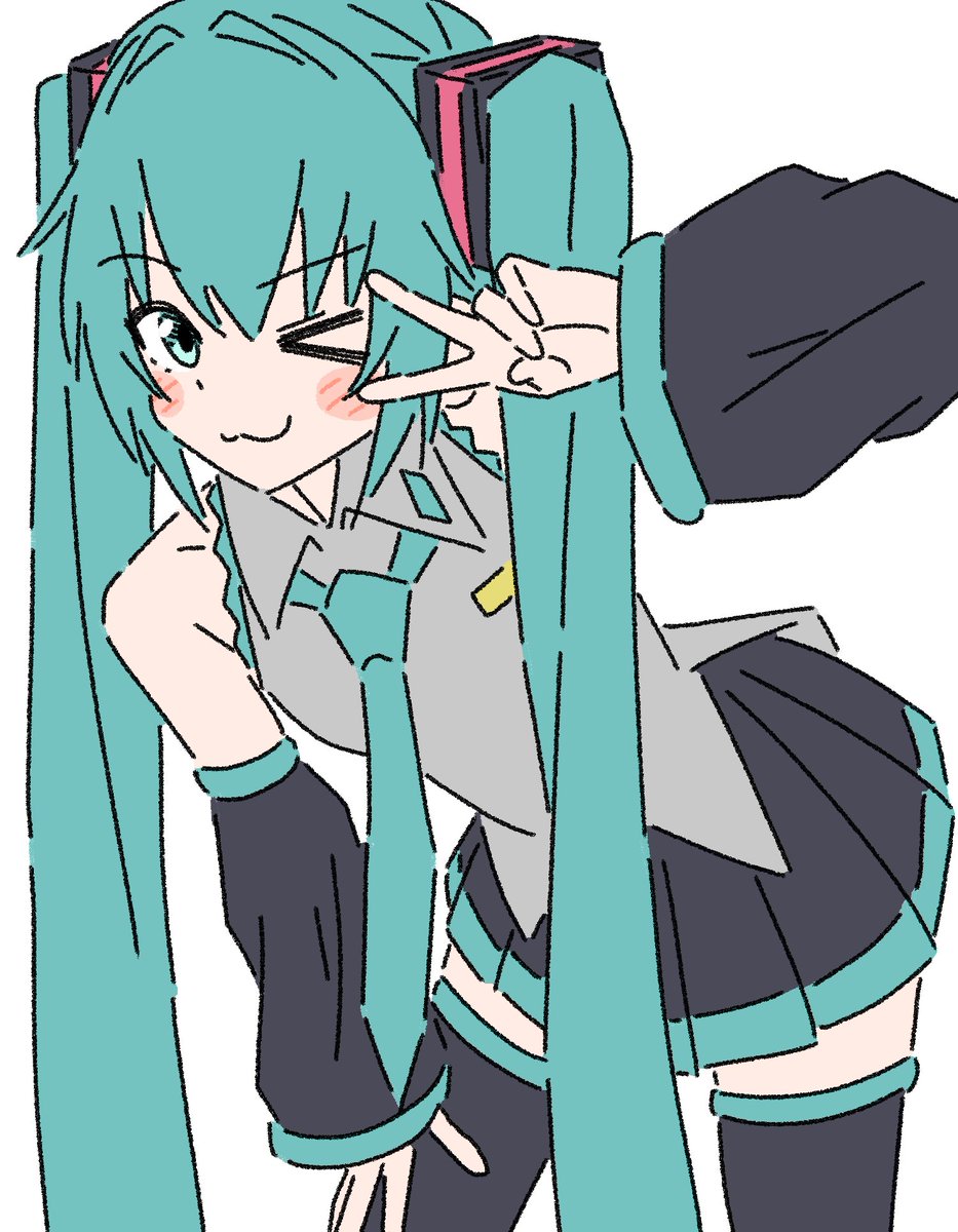 unenemiko's tweet photo. 初音ミク https://t.co/Zl6nAOhrNc