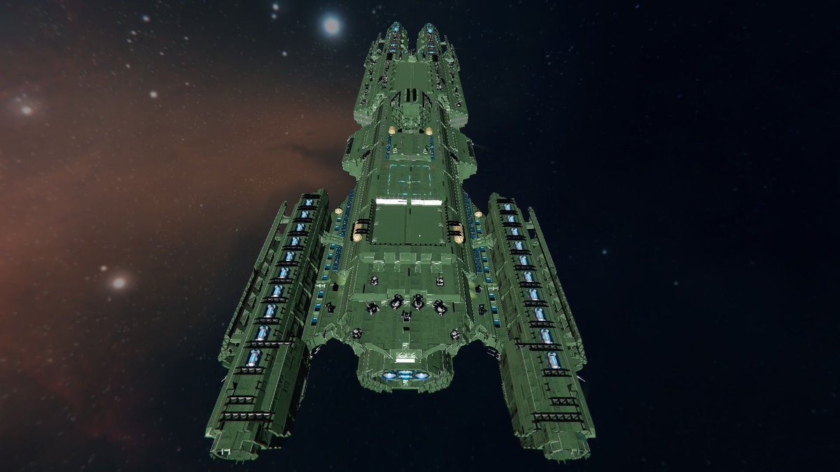 SpaceEngineersG's tweet photo. Pulsar Mk-1 Capital Ship by Cyber Bublik

➡️ https://t.co/pntcHODOvh

Overall, it has complete autonomy for very long flights in the vastness of space and a great ability to defend against any attacks. On the main bridge, all information about the ship’s status is displayed on the screens; in addition, there is a control system in the server room that shows more detailed information about the ship.

🚀 Feed your “Need to Create” - https://t.co/KVZuXcdGjJ

#SpaceEngineers #SteamWorkshop #NeedToCreate