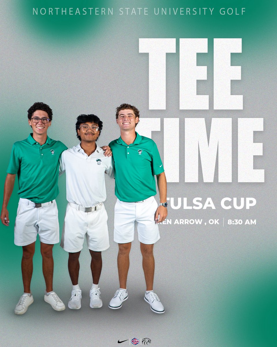 RiverHawkSports's tweet photo. Back in action🏌🏼‍♂️

⛳️ Indian Springs CC
📍 Broken Arrow, OK. 
⏰ 8:30 AM
🔗 https://t.co/PjiXa4IOKo

#RiseHigh https://t.co/II9tu8UH1r