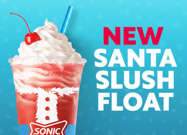 wirefalls's tweet photo. Sonic’s Santa Slush Float arrives in its app today. Halloween is Saturday.

We haven’t even handed out the candy, and Santa is already at the drive-thru.

Retail’s favorite holiday tradition is refusing to finish the current holiday. https://t.co/1ckeQ5KhkD