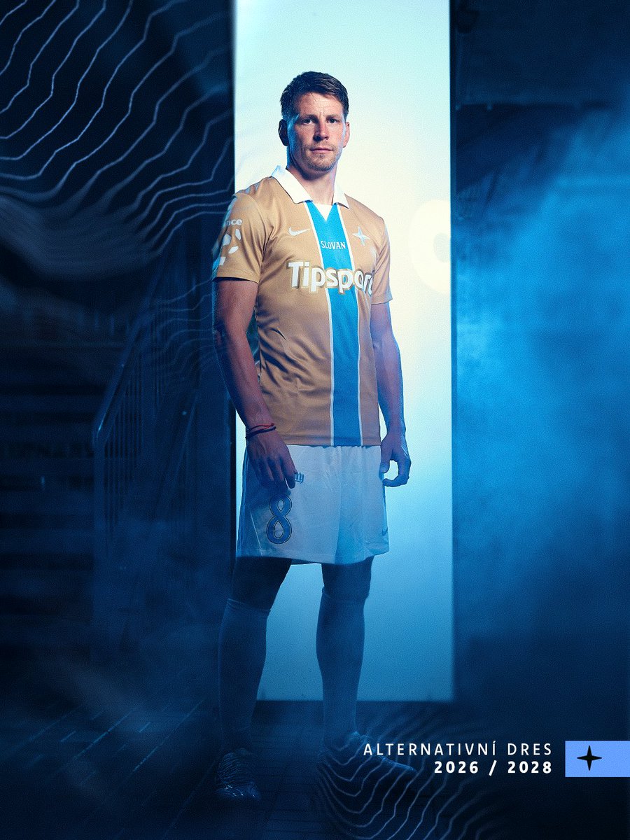 FCSlovanLiberec's tweet photo. Návrat ke zlaté. ✨
Představujeme třetí sadu dresů #FCSL.
#zrozenkboji https://t.co/opUKSHYHyF