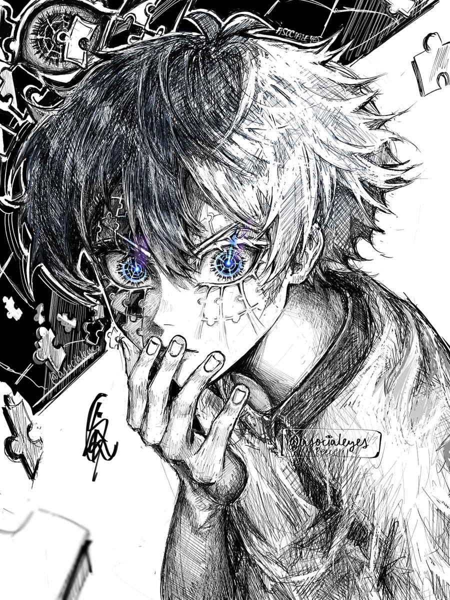 asocialeyes's tweet photo. 3 portraits of bllk characters so far, isagi chigiri hugo https://t.co/kGfIYyX0pn