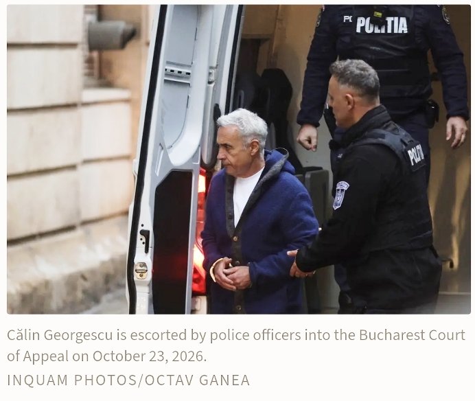 _AfricanSoil's tweet photo. 🇷🇴 | A few years ago, Romania was listed as one of the countries with the most corrupt law enforcement officers in the world. It was said they accept bribes in day broadlight and involved in other corrupt activities.

⚖️ Which makes sense now because it appears its Judiciary is also rotten to the core.

This was the Presidential candidate in late 2024, he won by a landslide. Instead of him becoming President, the Judiciary overturned the results, canceled elections and ordered he be arrested, with no justification whatsoever. This was done in collusion with corrupt EU leaders.

He was arrested again a few weeks ago, now placed under judicial supervision. I mean, what the hell?

You can't be that corrupt and filthy as a country and expect other nations to respect you! Romania is led by criminals.