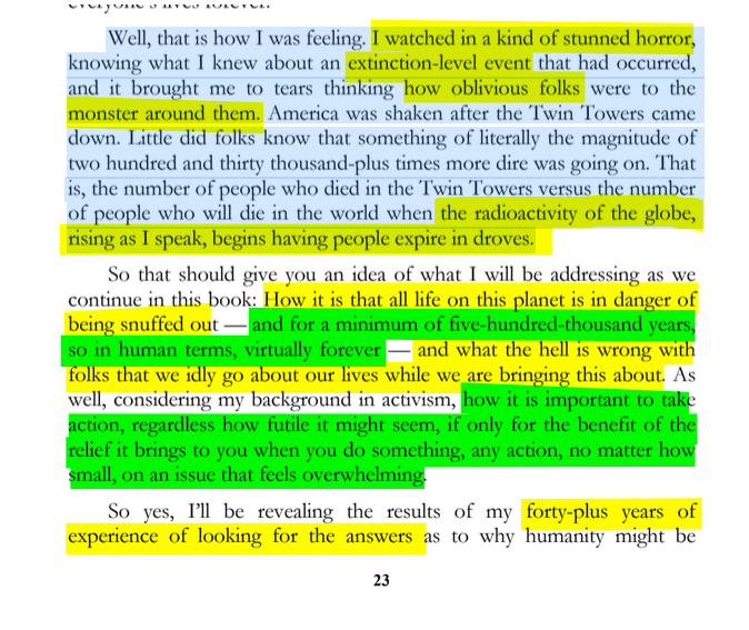 sillymickel's tweet photo. *PSYCHOLOGY OF APOCALYPSE: Ecopsychology, Activism, & the Prenatal Roots of Humanicide* (2018) by Michael Adzema. Ch 2, p. 23
๐งตClick panel below for Thread, complete book
or, for free pdf copy: https://t.co/jal7Ii93Km
๐งต๐ ๐ก๐๐ #PA โฎ๏ธ๐ฅ๐๐ก๏ธโข๏ธ #PACH2 ๐ #TruthWarriors โ #Psychology โฎ๏ธ#Climate ๐ฅ๐ #ecopsychology ๐โฎ๏ธ #ecocide ๐ฅ #Existential๐ฑ #EndTimes โฐโ #humanicide โฐโ #environment ๐ #Primal โฎ๏ธ #thanatos ๐งโโ๏ธ #eros ๐ #rebirth ๐ฆ #birth ๐ #perinatal ๐ #RainbowWarriors ๐ฆ #FBR ๐งโ๐คโ๐ง #resistโ