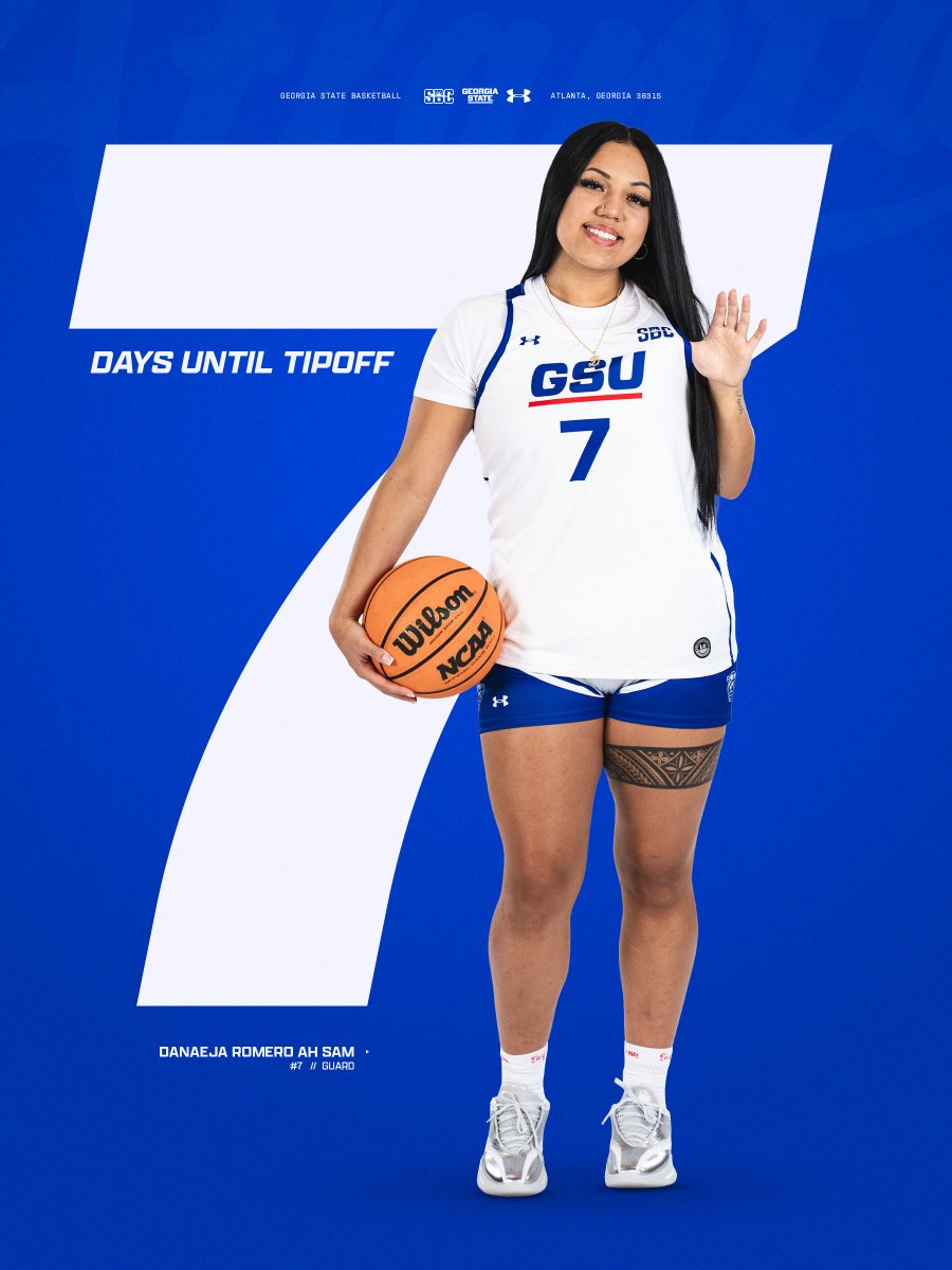 GSU_WBasketball's tweet photo. 𝐎𝐧𝐞 𝐰𝐞𝐞𝐤 until tipoff!

#LightItBlue | #TheBlueprint https://t.co/wOKHCDLEBJ