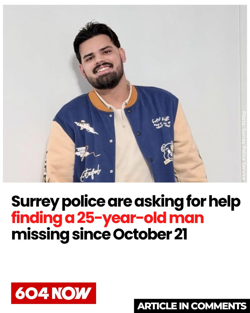 604Now's tweet photo. Those with information are asked to contact Surrey police. 🚓 https://t.co/6LJgFcM7wz