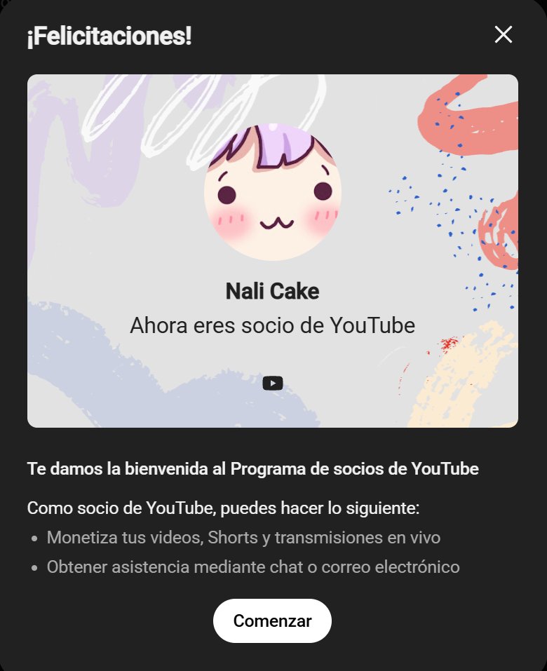 NaliCake's tweet photo. ¡¡¡Lo logramos flancitooooos!!! 💜✨Ya alcanzamos el socio en YT ⸜(*ˊᗜˋ*)⸝
Muchas gracias por el apoyo que han estado dando al canal y hacerlo posible🥺🥺 ESTOY MUY FELIIIIIIIZ!!!!!! https://t.co/eBU1mH3iIu