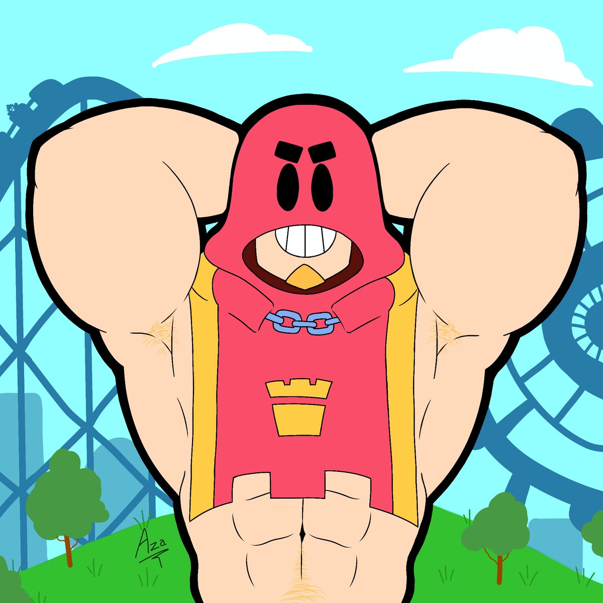 Lance2159584560's tweet photo. Un dibujillo rápido del grom y sus brazotes
C besto himbo del braulio estrellas
#BrawlStarsArt #BrawlStars #Nsfw #digitalart #BaraArt #Grom #Muscles #gay https://t.co/EGUeqtD63d