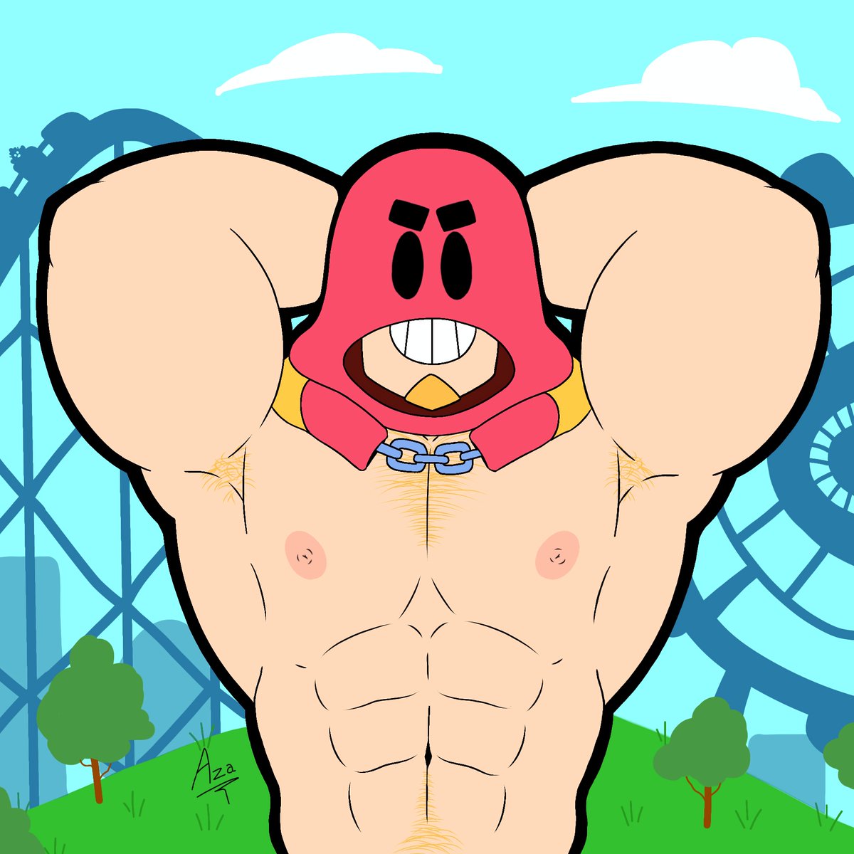 Lance2159584560's tweet photo. Un dibujillo rápido del grom y sus brazotes
C besto himbo del braulio estrellas
#BrawlStarsArt #BrawlStars #Nsfw #digitalart #BaraArt #Grom #Muscles #gay https://t.co/EGUeqtD63d
