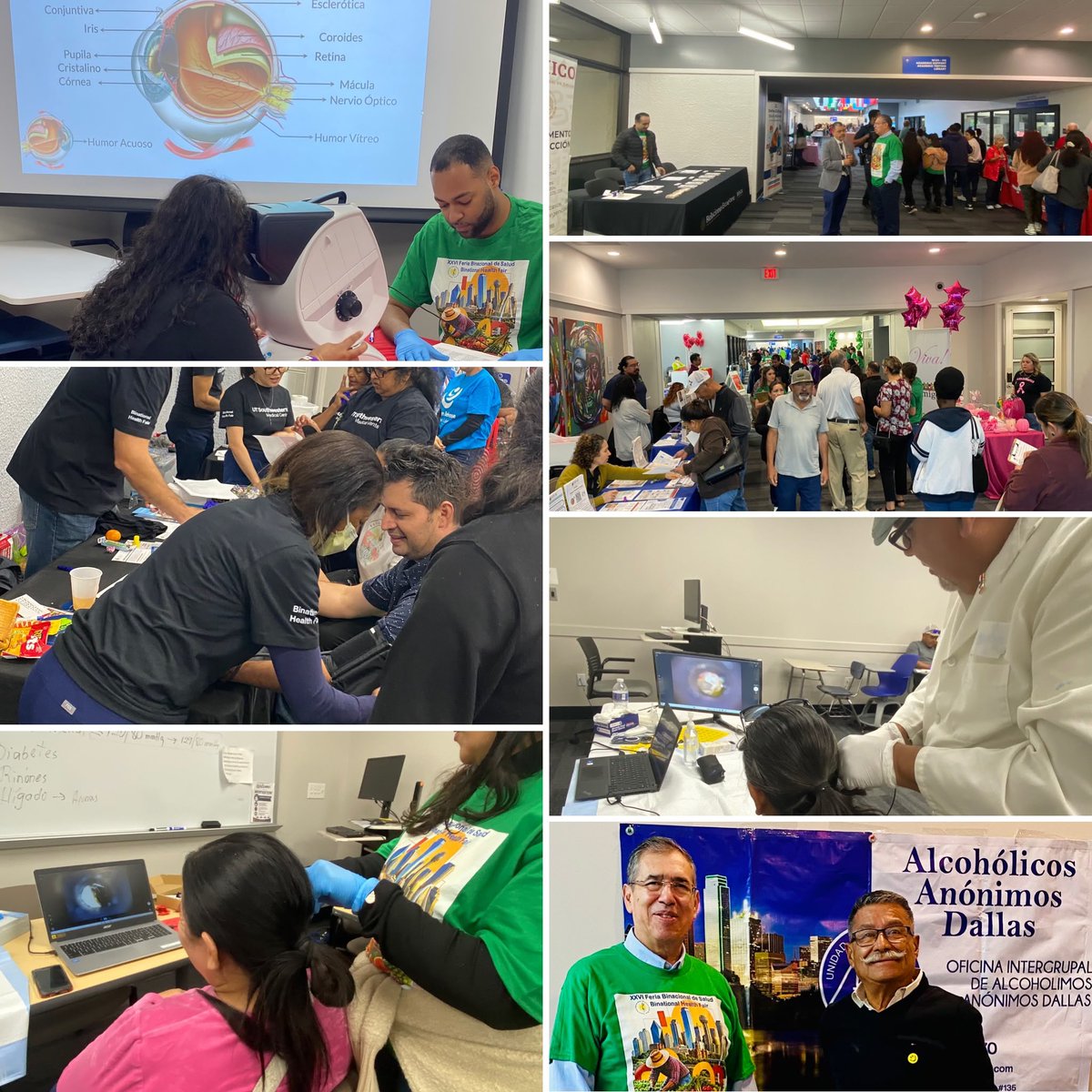 ConsulMexDal's tweet photo. En el marco de la XXVI Semana Binacional de Salud, bajo el lema “Estés donde estés, tu salud nos une”, @ConsulMexDal concluyó exitosamente su Feria de Salud. 🩺💙

Agradecemos a Mountain View College y a todos los aliados que se sumaron a esta iniciativa para promover el bienestar y la salud de nuestra comunidad. ¡Gracias por hacerlo posible! 

@IME_SRE

#SemanaBinacionalDeSalud #TuSaludNosUne #SaludParaTodos