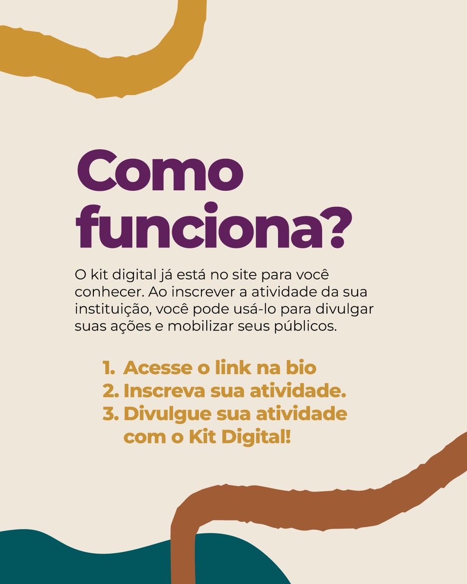 sisemsp's tweet photo. 📣 O kit digital do Sonhar o Mundo 2026 já está disponível!
Tema “Museus: Territórios de Cuidado”: ações sobre saúde mental, acolhimento e pertencimento nos museus paulistas.
📅 Inscrições gratuitas até 13/11
🔗 https://t.co/ysNaHySziR
#SonharOMundo2026 #SISEM https://t.co/XsFJ6MVsCm