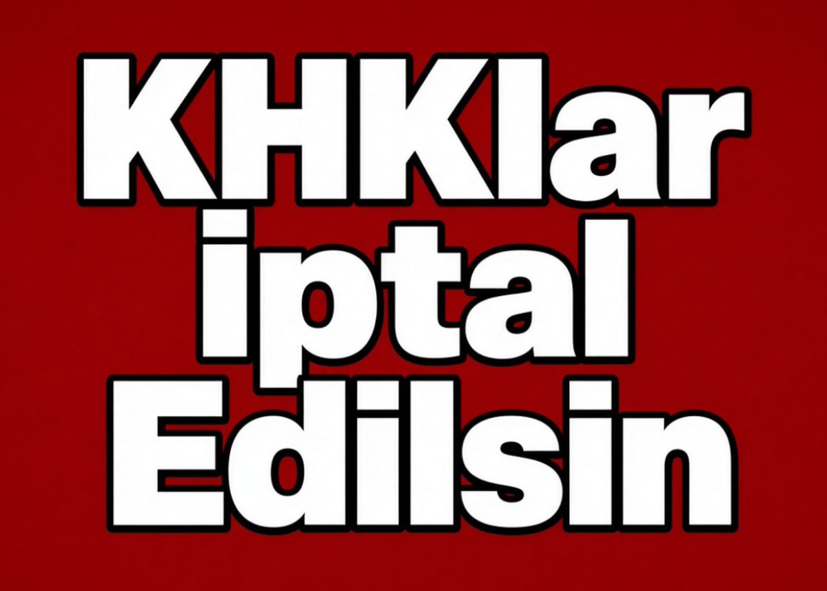 istkhk34's tweet photo. #KHKlarİptalEdilsin
Milyonlarca insan Suçsuz. https://t.co/rUSp33cfA4