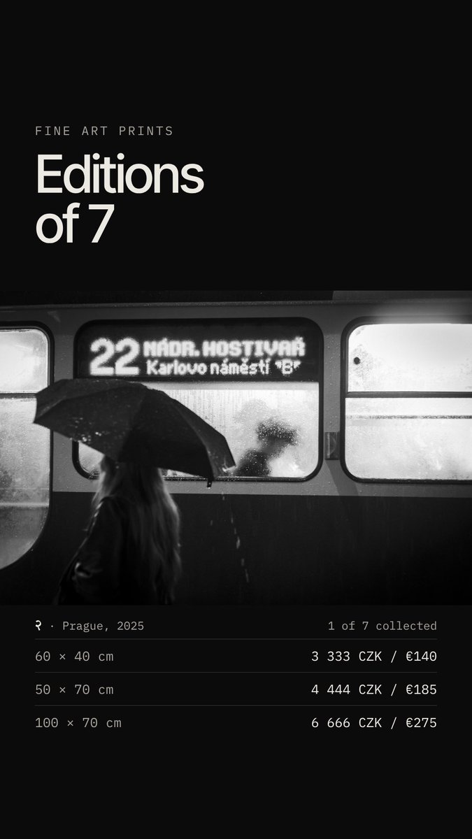 framesby_vik's tweet photo. Releasing some of my prints

Do you collect physical art? 
What do you like about physical prints 

Would you get a black and white photography prints from a Nepalese photographer based in Prague ? https://t.co/S28cTj1OZV