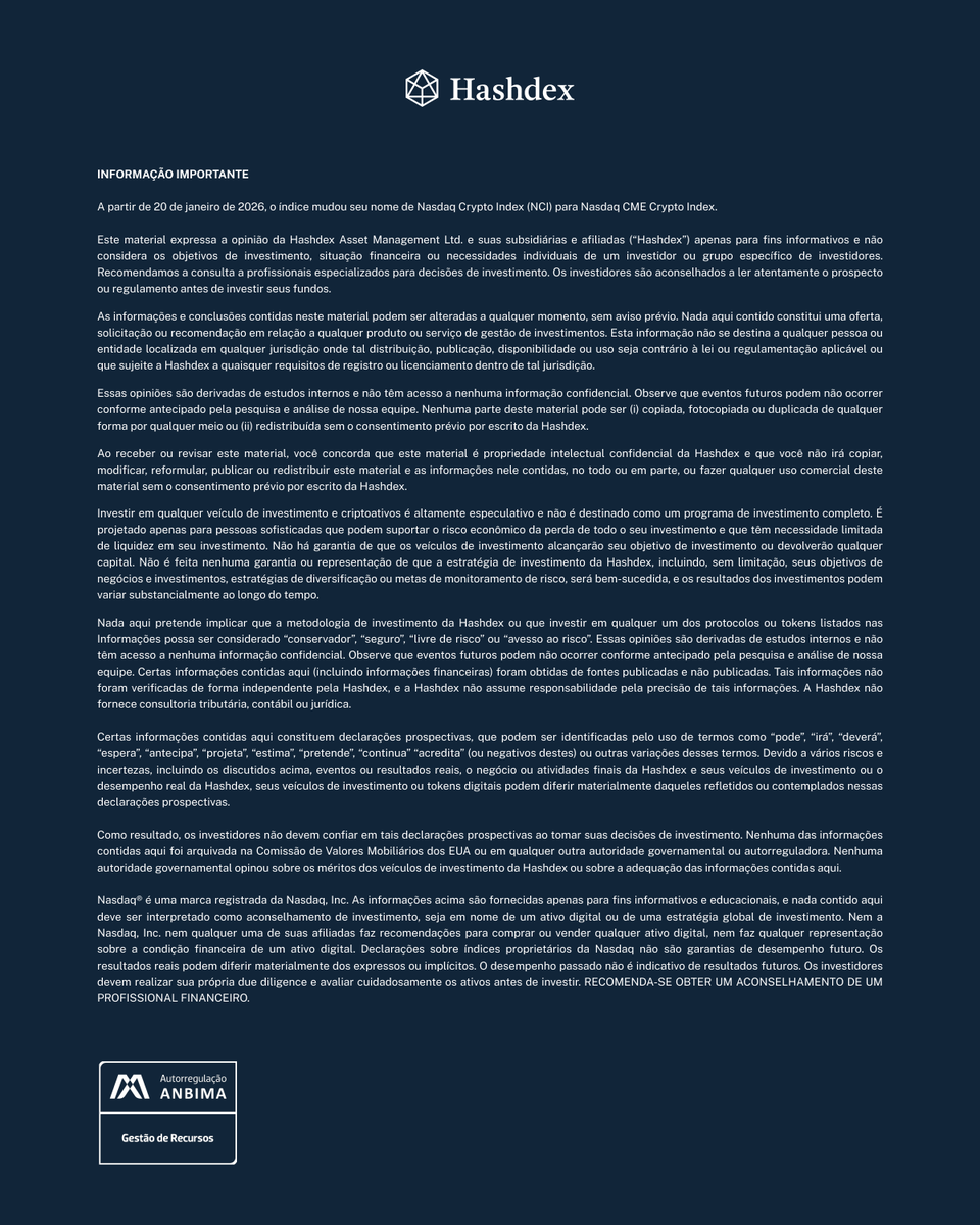 hashdex's tweet photo. Informação importante: https://t.co/9UNcwSTfJt