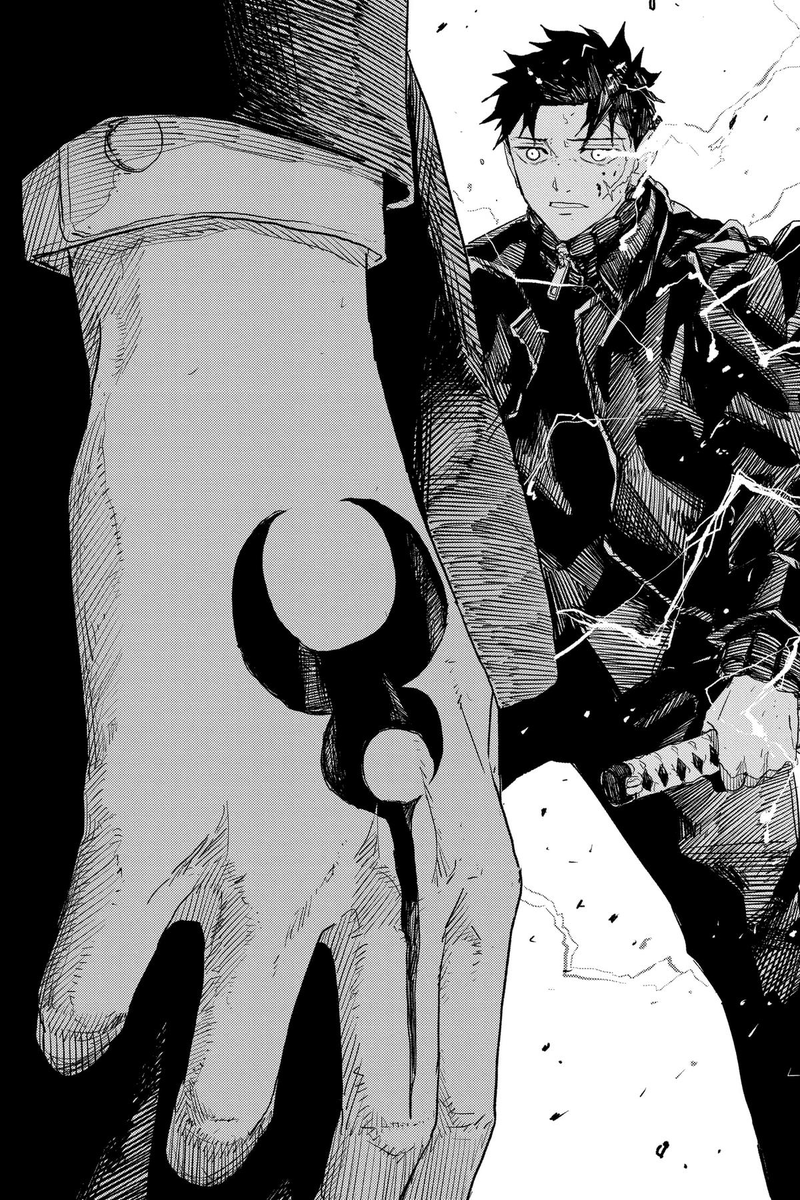 AnalyzerVee's tweet photo. If Kagurabachi is a split cour I don’t think we’re ready for the end of cour 1 because it’s ending on one of these https://t.co/SZE7PY9WrV