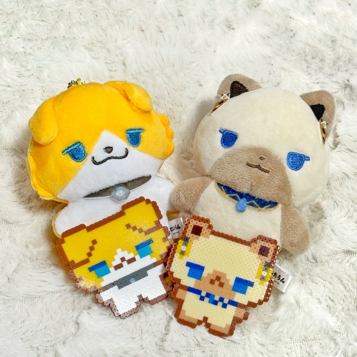 p_rtkt's tweet photo. 今日はアイロンビーズでたうんをたくさん作りました◝☆ https://t.co/AiOyS1wCUU