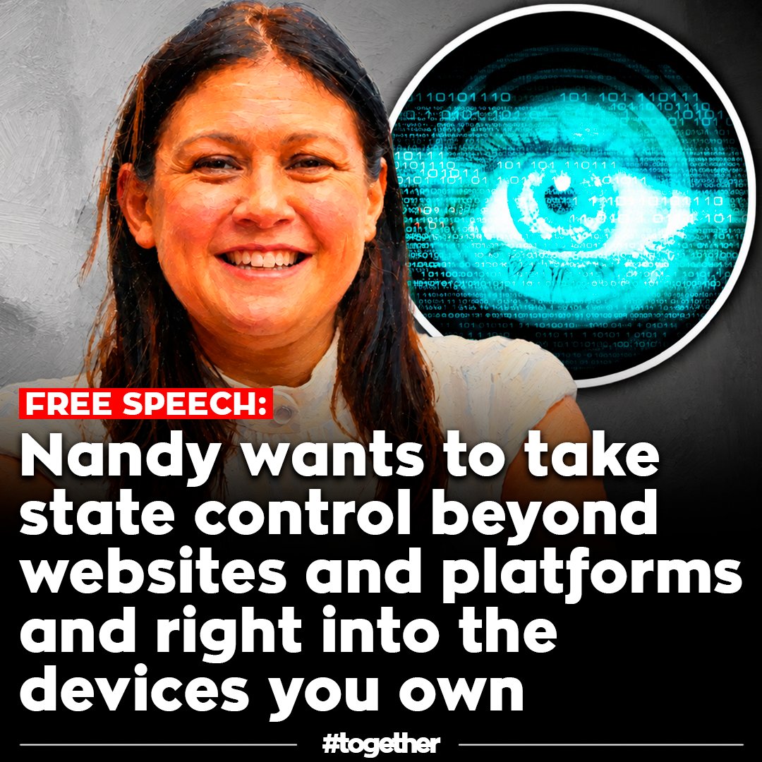 Togetherdec's tweet photo. Minister Lisa Nandy says the Govt plans new law requiring major tech companies to build government-mandated “protections” directly into phones and tablets

Nandy wants to take state control beyond websites and platforms - and right into the devices you own

We say: stop digital ID and age verification systems that function as identity checks, plus device-level surveillance on apps and phones in the UK. Protect parental control and privacy. Protect the open internet.

#dontidtheinternet