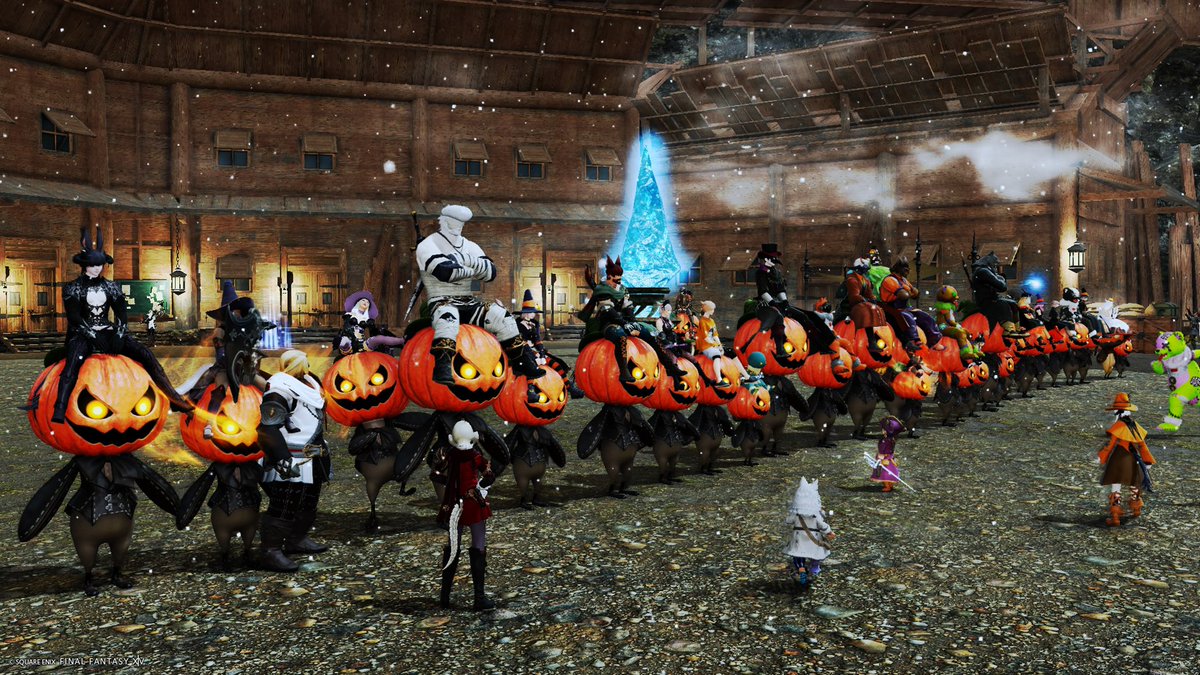 Rubygo_ff14's tweet photo. ハロウィン🎃イベントBAに行ったのですが‥オブニ枯れて中止になりました。抽選会やSS撮影したり楽しい時間でした☺️ https://t.co/cxtdjU2pcA