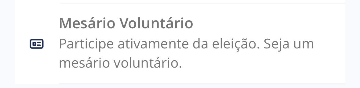 lanatomia's tweet photo. Abram o app do e-título de vocês e cliquem aqui. Se candidatem a mesários para as próximas eleições. Conheçam o sistema e participem dele de forma ativa, assim vocês pode inclusive denunciarem irregularidades SE houverem. É mais útil que reclamar. https://t.co/ivdWoiP4oB