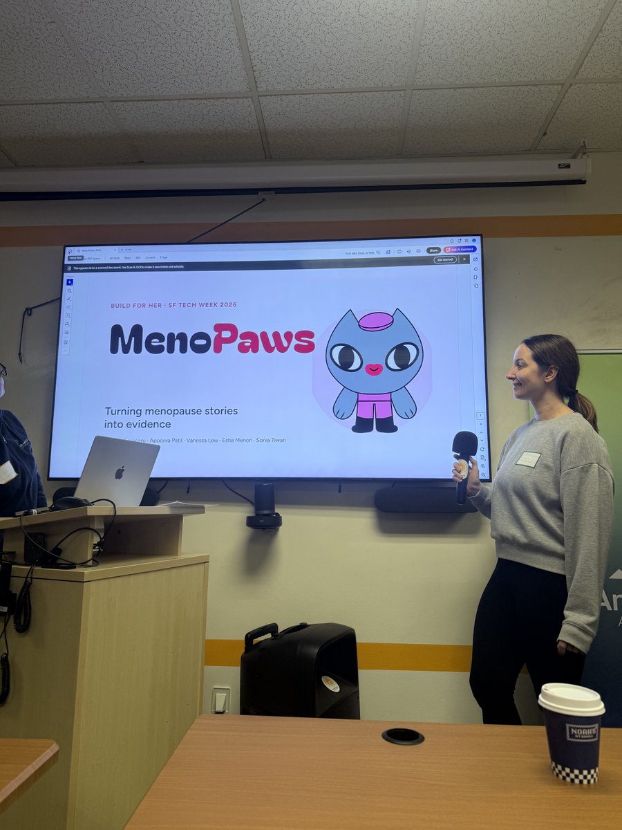 Ambarella_Inc's tweet photo. As proud sponsors of #BuildForHer during #SFTechWeek, Ambarella congratulates Apoorva Patil, Cristina Cojocaru, Vanessa Lew, Esha Menon & Sonia Tiwari on winning 3rd Place with MenoPaws! Celebrating #WomenInTech and #HealthTech innovation.
Learn more: https://t.co/pr2F41YSVl https://t.co/HZMNpwUN9f