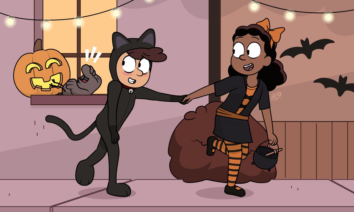 judacris's tweet photo. "Come along, kitty-kitty."
#HildaTheSeries #Halloween https://t.co/iVpmMceZkX
