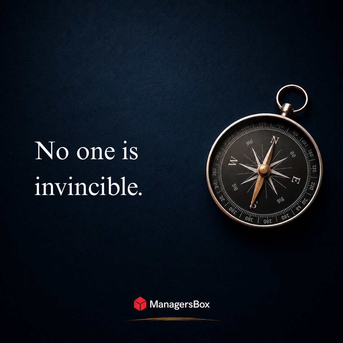 TheManagersBox's tweet photo. No leader, organization, or business is beyond failure, regardless of past success, influence, or reputation. Recognizing our vulnerabilities isn't a sign of weakness; it's the beginning of responsible leadership, sound judgment, and the willingness to adapt before circumstances force us to.

I’d like your opinion. Reply Red, White or Navy in the comments. Thanks-RB.