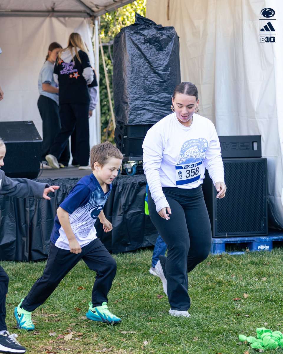 PennStateSB's tweet photo. Grateful to be part of something bigger than ourselves 💙

Yesterday, we ran the THON 5k #FTK 🎗️

#WeAre | #AllIn https://t.co/J32JcpIq00