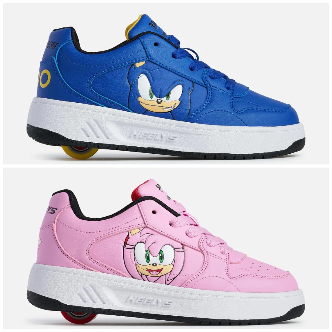 FrackDeals's tweet photo. Sonic the Hedgehog Gio Heelys available to order from European retailers:

https://t.co/jBXkZD8Qrk

Kids + Adult sizes available, size options may be limited. 

Link above is to UK store but should also be available on EU, France websites etc. https://t.co/Y5wDuoiaIU